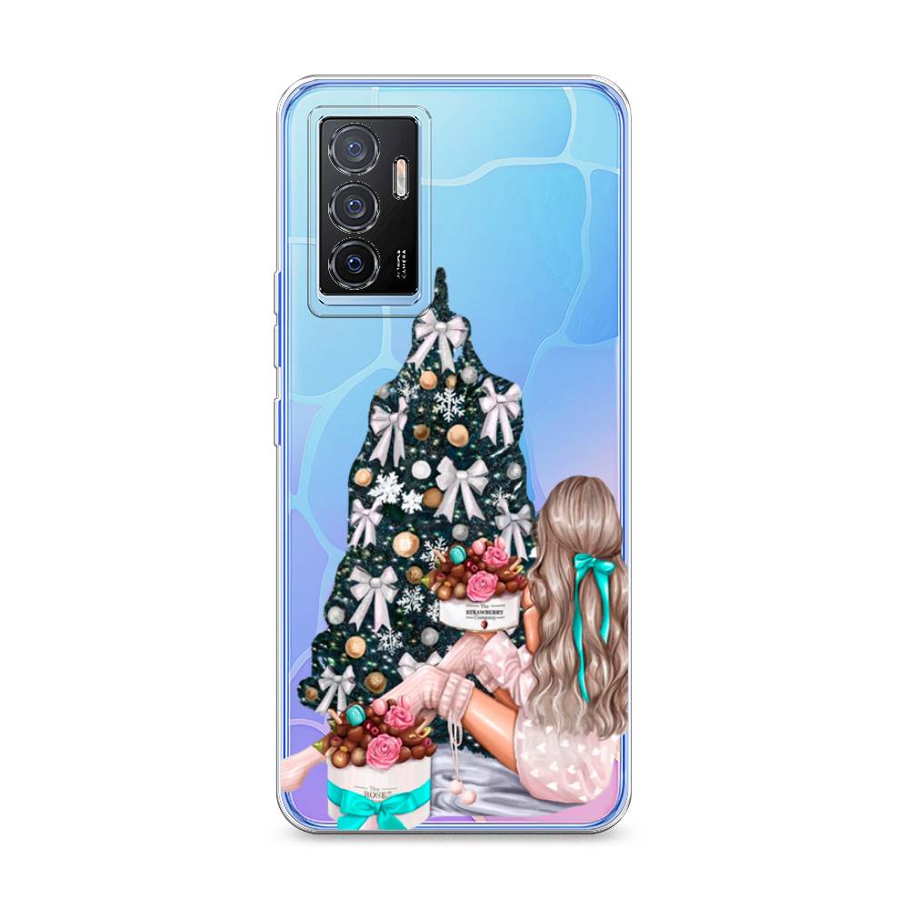 

Чехол на Vivo V23e "New Year", Зеленый;бежевый;голубой, 267050-5