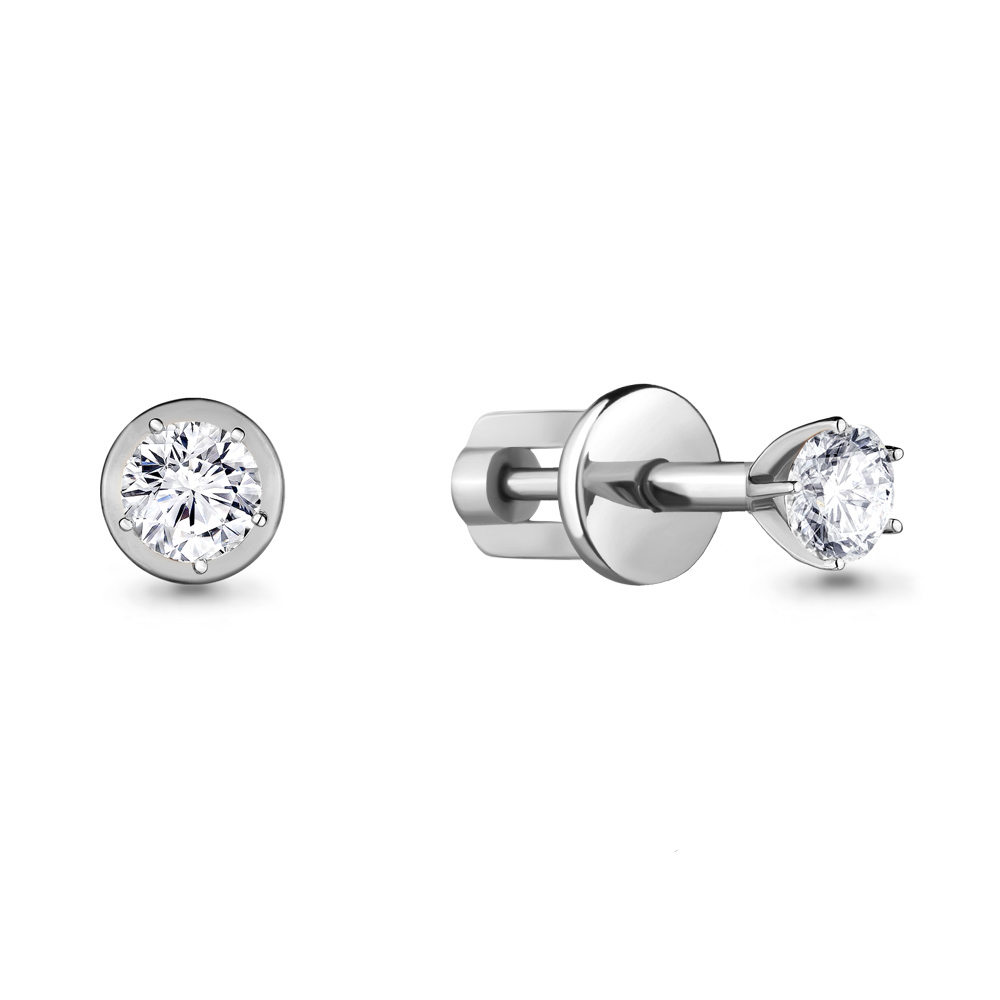 

Серьги из серебра с фианитом Aquamarine 420821_925_р, 420821_925_р