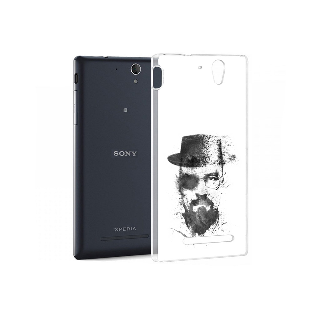 

Чехол MyPads Tocco для Sony Xperia C3 загадочный человек (PT18760.251.347), Прозрачный, Tocco