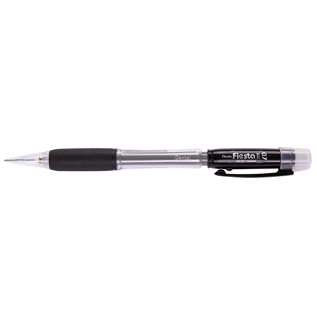 

Pentel Fiesta II, c резиновым грипом 0,7 мм, 12 шт, черный корпус