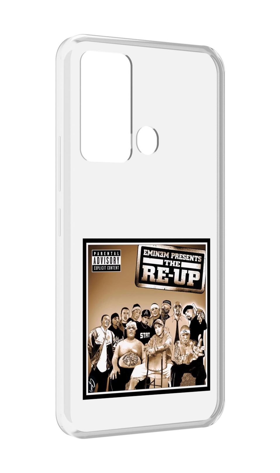 

Чехол MyPads EMINEM PRESENTS, THE RE-UP для ITEl Vision 3, Прозрачный, Tocco