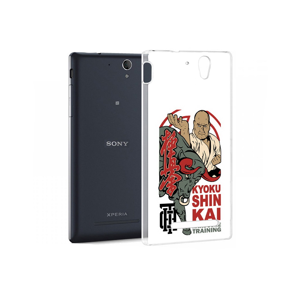 

Чехол MyPads Tocco для Sony Xperia C3 единоборства рисунок (PT18760.251.343), Прозрачный, Tocco