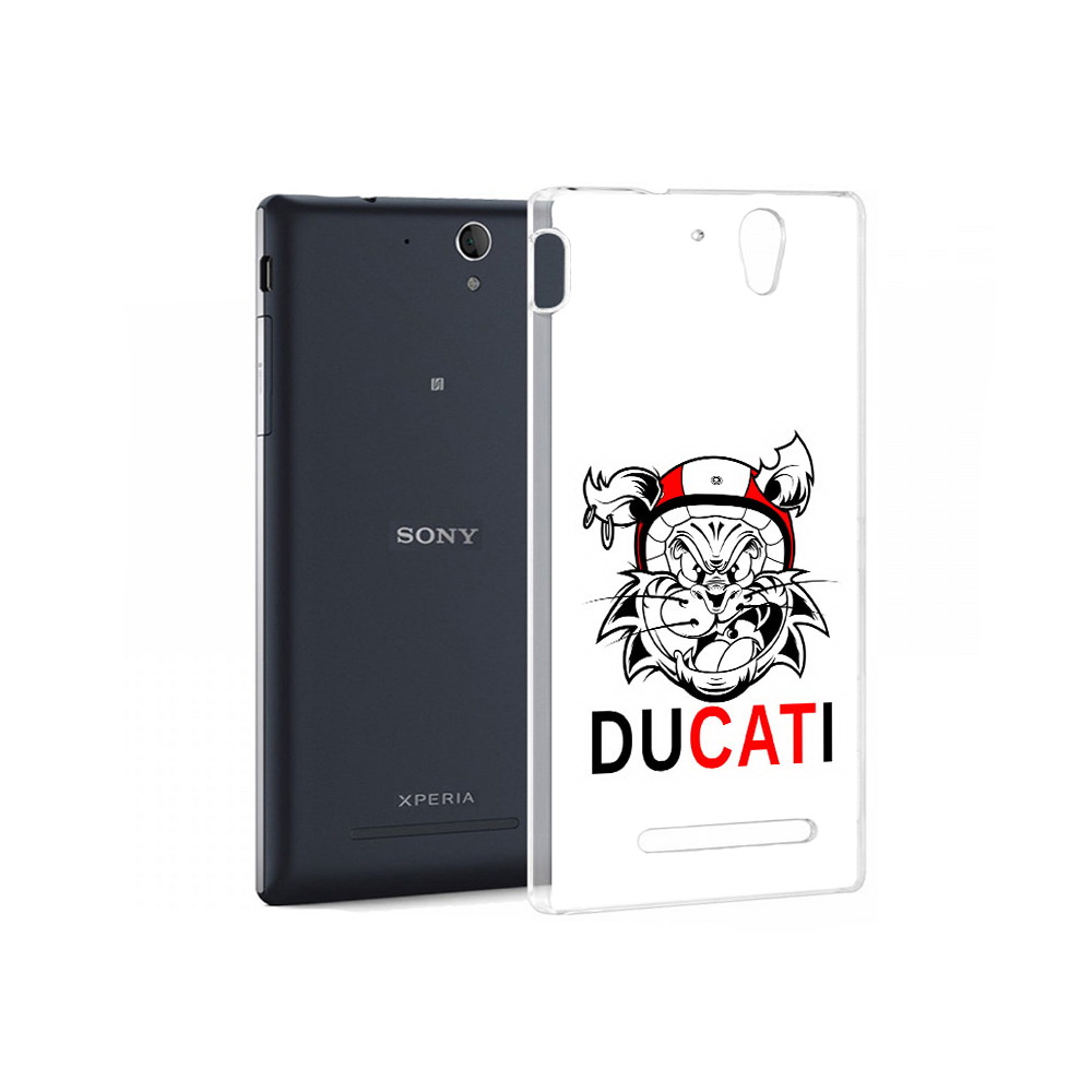 

Чехол MyPads Tocco для Sony Xperia C3 дукати (PT18760.251.339), Прозрачный, Tocco