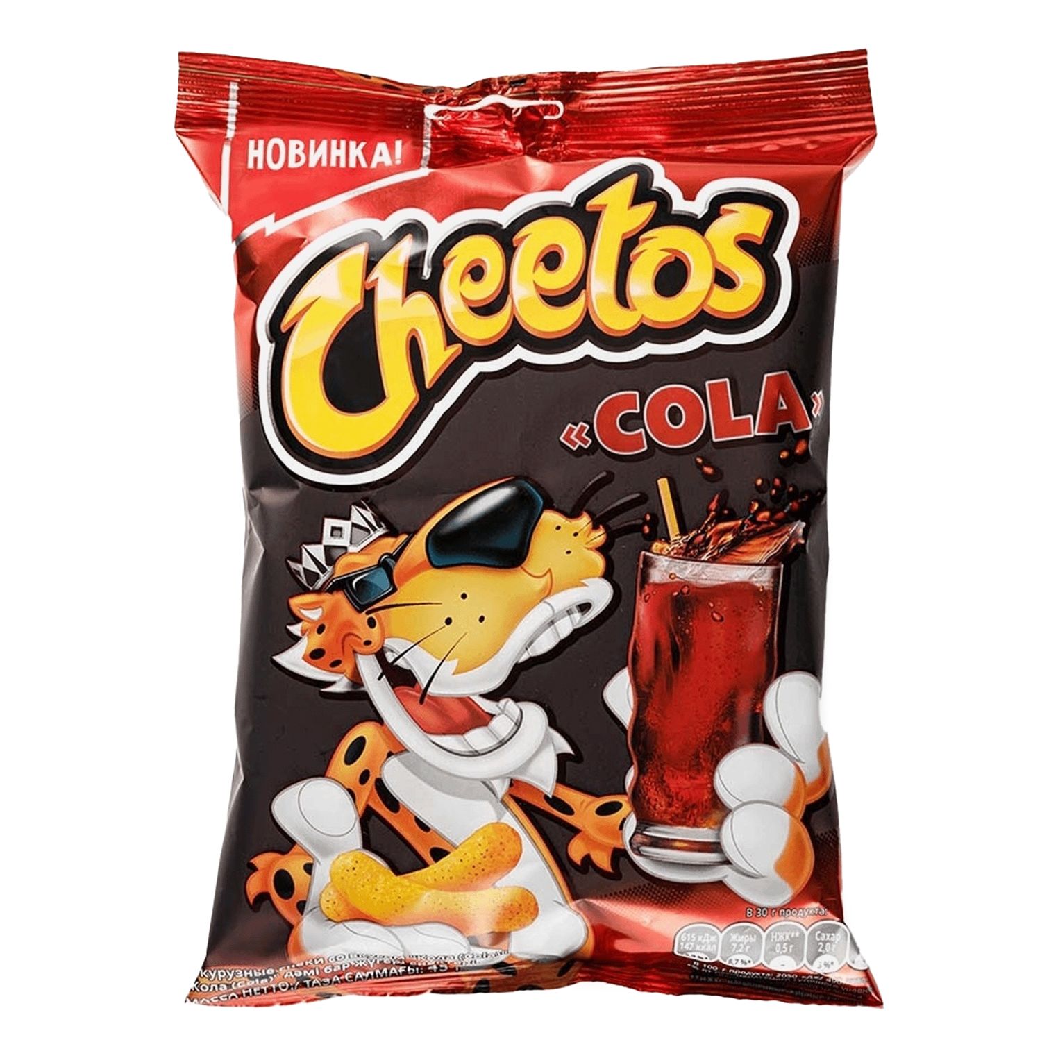 Кукурузные снеки Cheetos, кола, 45 г