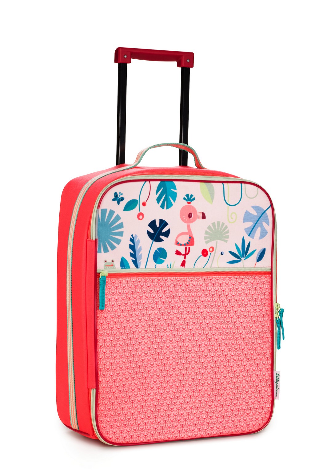 Чемодан Lilliputiens Фламинго Анаис, на колесиках, розовый, 84443 чемодан ninetygo rhine luggage 20 розовый