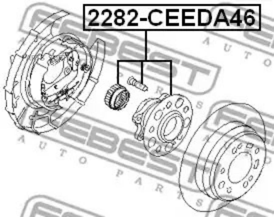 

FEBEST Ступица задняя FEBEST 2282-CEEDA46