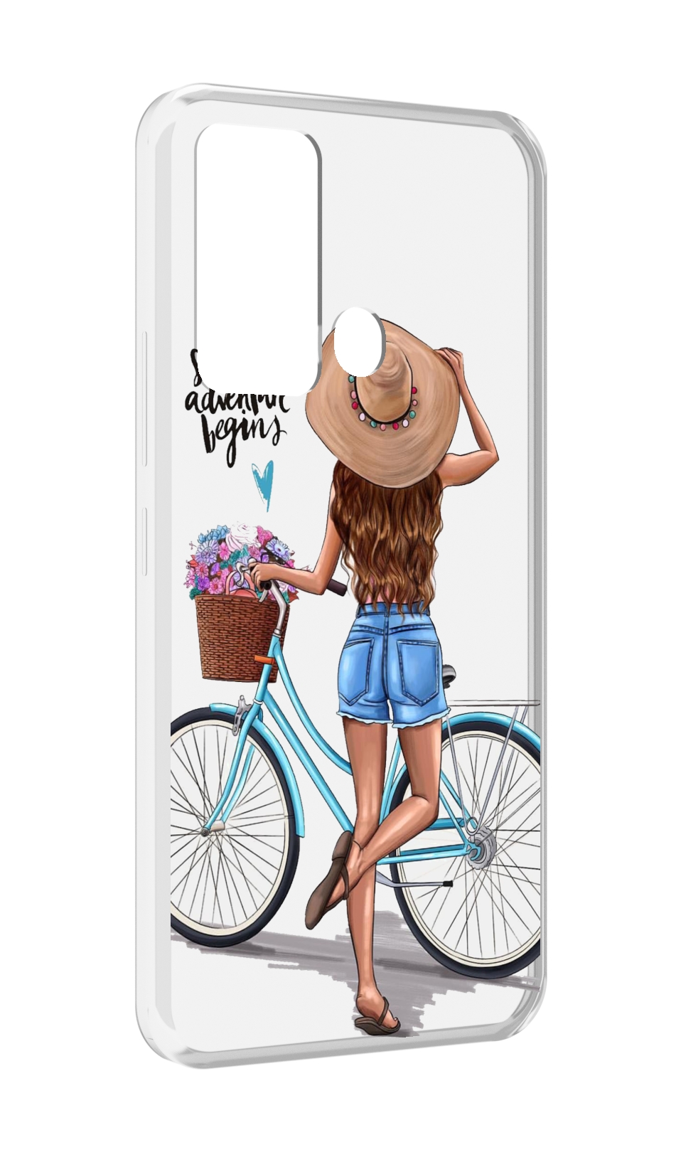 

Чехол MyPads Adventure женский для ITEl Vision 3, Прозрачный, Tocco