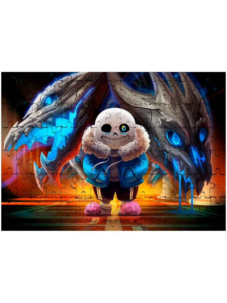 

Магнитный пазл Drabs Undertale Sans 120дет 24990024, Магнитный пазл на холодильник 34