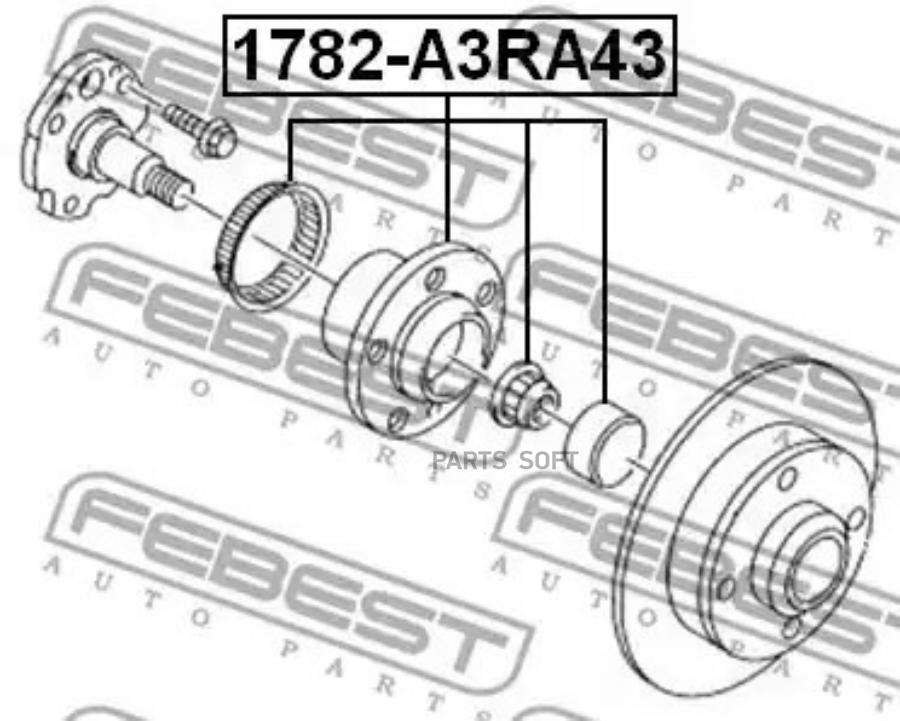 

Ступица FEBEST 1782-A3RA43