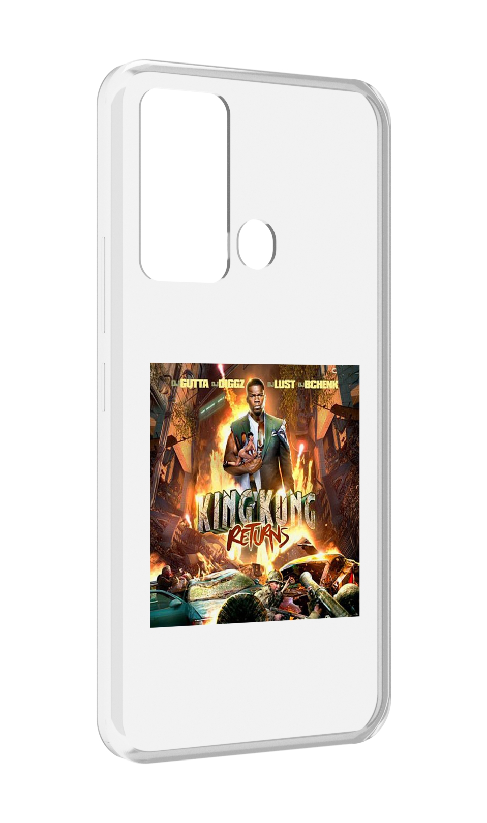 

Чехол MyPads 50 Cent - King Kong Returns для ITEl Vision 3, Прозрачный, Tocco