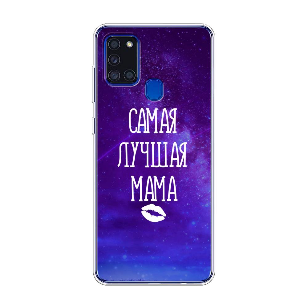 фото Силиконовый чехол "лучшая мама" на samsung galaxy a21s awog