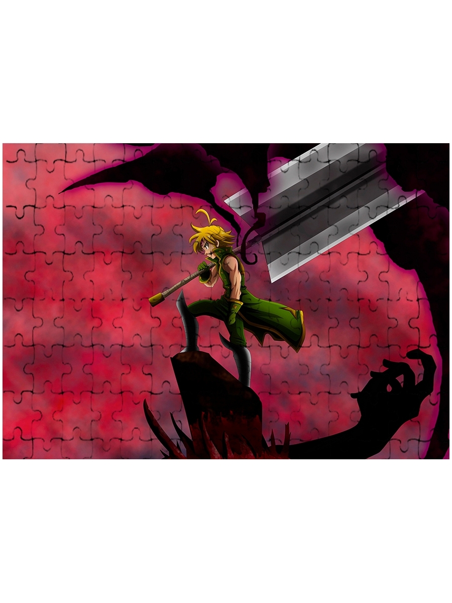 

Магнитный пазл Drabs Meliodas 120дет 24990012, Магнитный пазл на холодильник 32