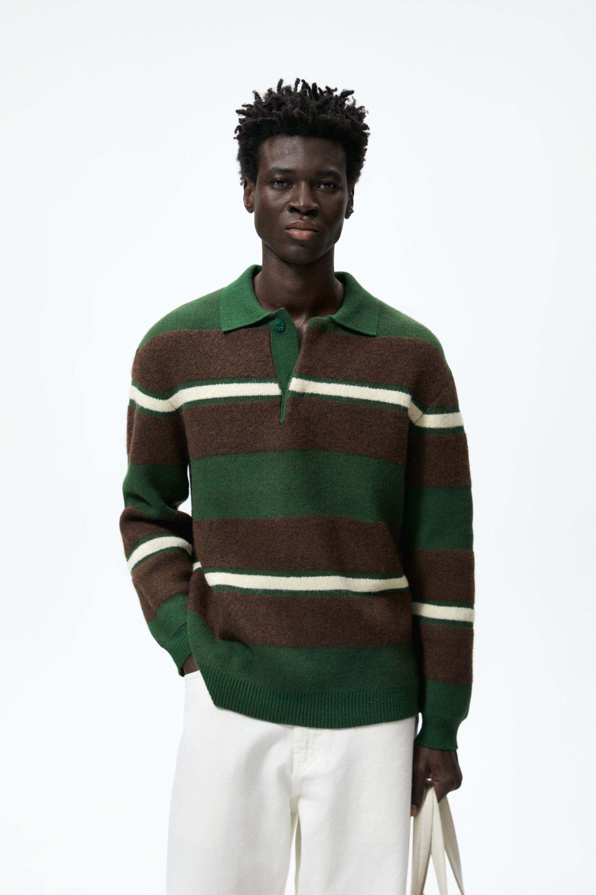 

Свитшот мужской ZARA 05536313 зеленый L (доставка из-за рубежа), 05536313