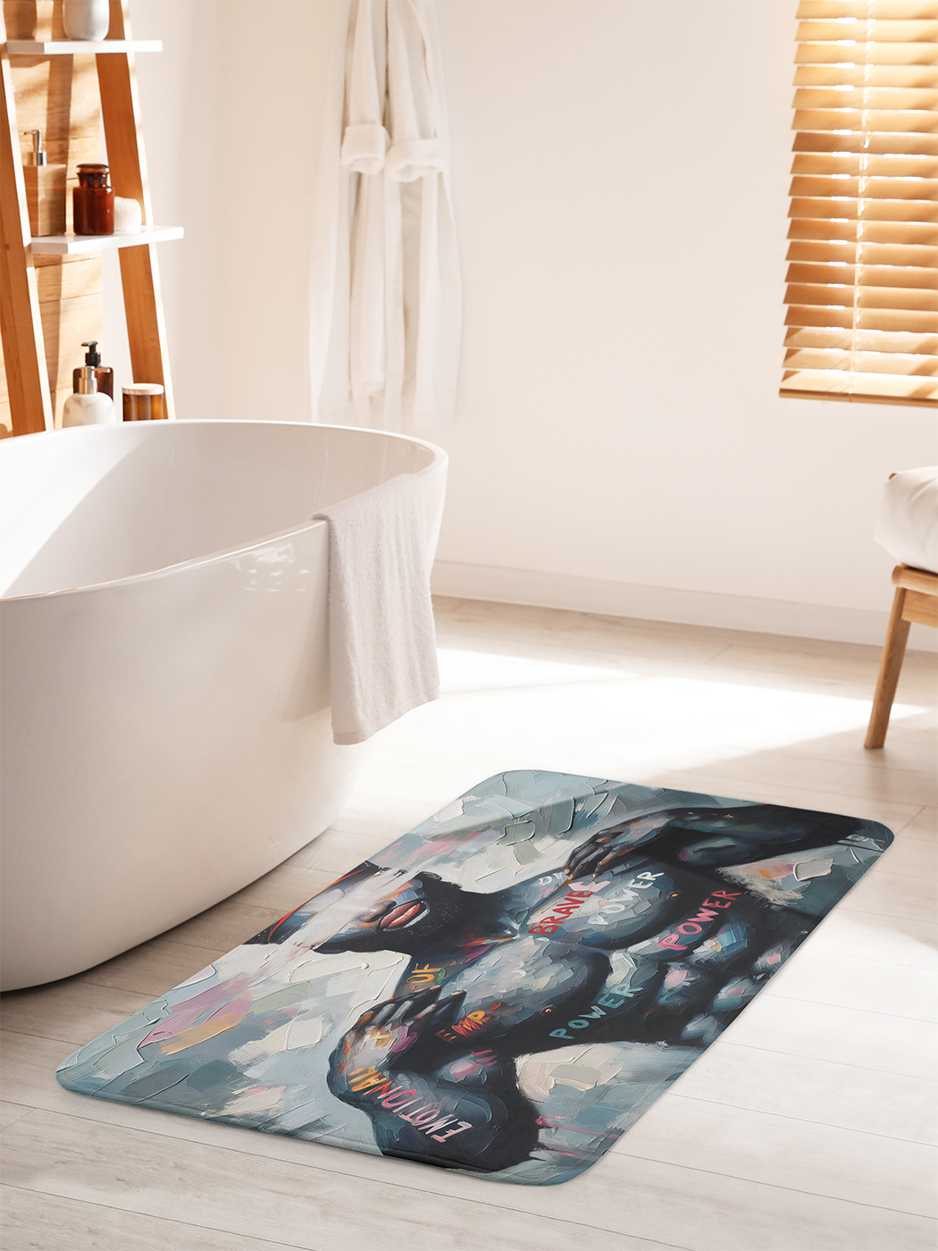 

Коврик для ванной туалета душа JoyArty "Мужчина в короне", bath_sd1553_60x100