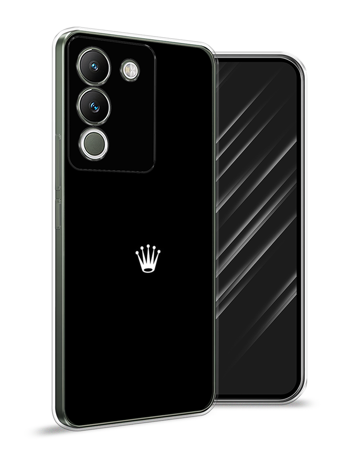 

Чехол Awog на Vivo V29e 5G "Белая корона на черном фоне", Черный, 269650-1