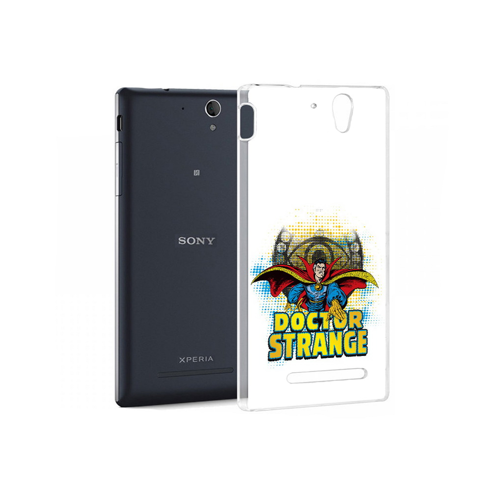 Чехол MyPads Tocco для Sony Xperia C3 доктор стренж рисунок (PT18760.251.335)