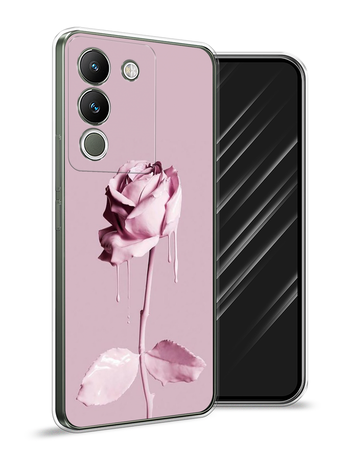 

Чехол Awog на Vivo V29e 5G "Роза в краске", Белый;розовый, 269650-1
