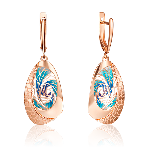 

Серьги из красного золота с эмалью PLATINA jewelry 02-4071-00-000-1110-59_0, 02-4071-00-000-1110-59_0