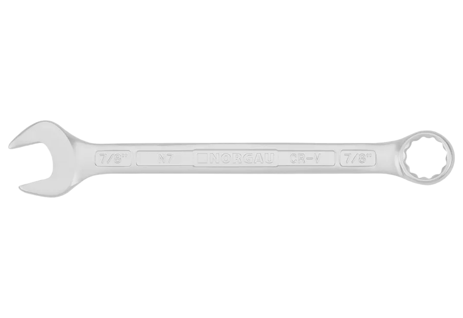 

Гаечный комбинированный ключ NORGAU Industrial 7/8, рожковый и накидной профиль, HРM Hi