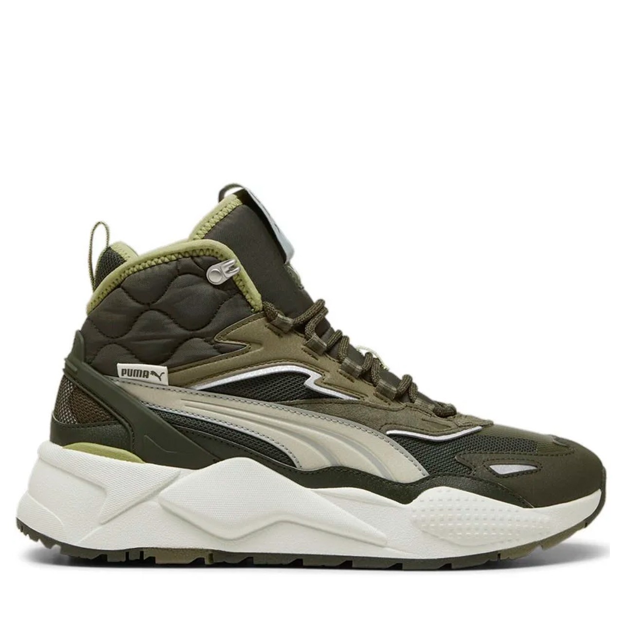 

Кроссовки унисекс PUMA RS-X Hi хаки 42 EU, RS-X Hi