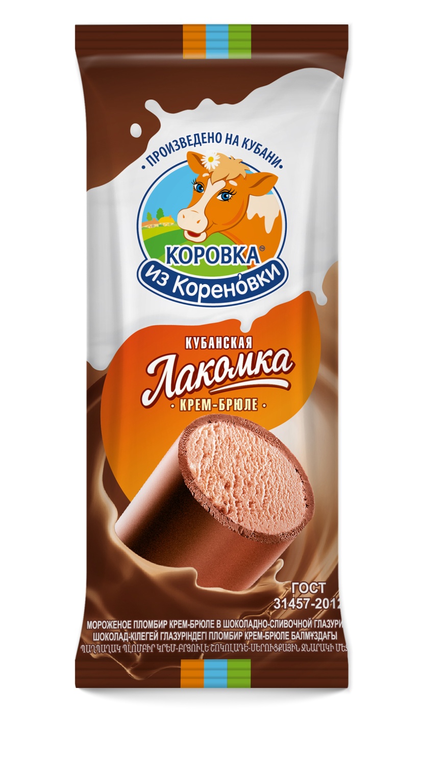 

Мороженое Кубанская Лакомка крем-брюле 90 гр