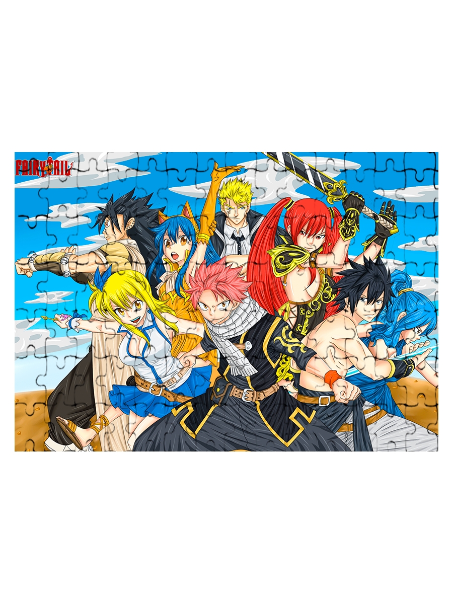 

Магнитный пазл Drabs Fairy Tail Фейри Тейл 120дет 24960737, Магнитный пазл на холодильник 18