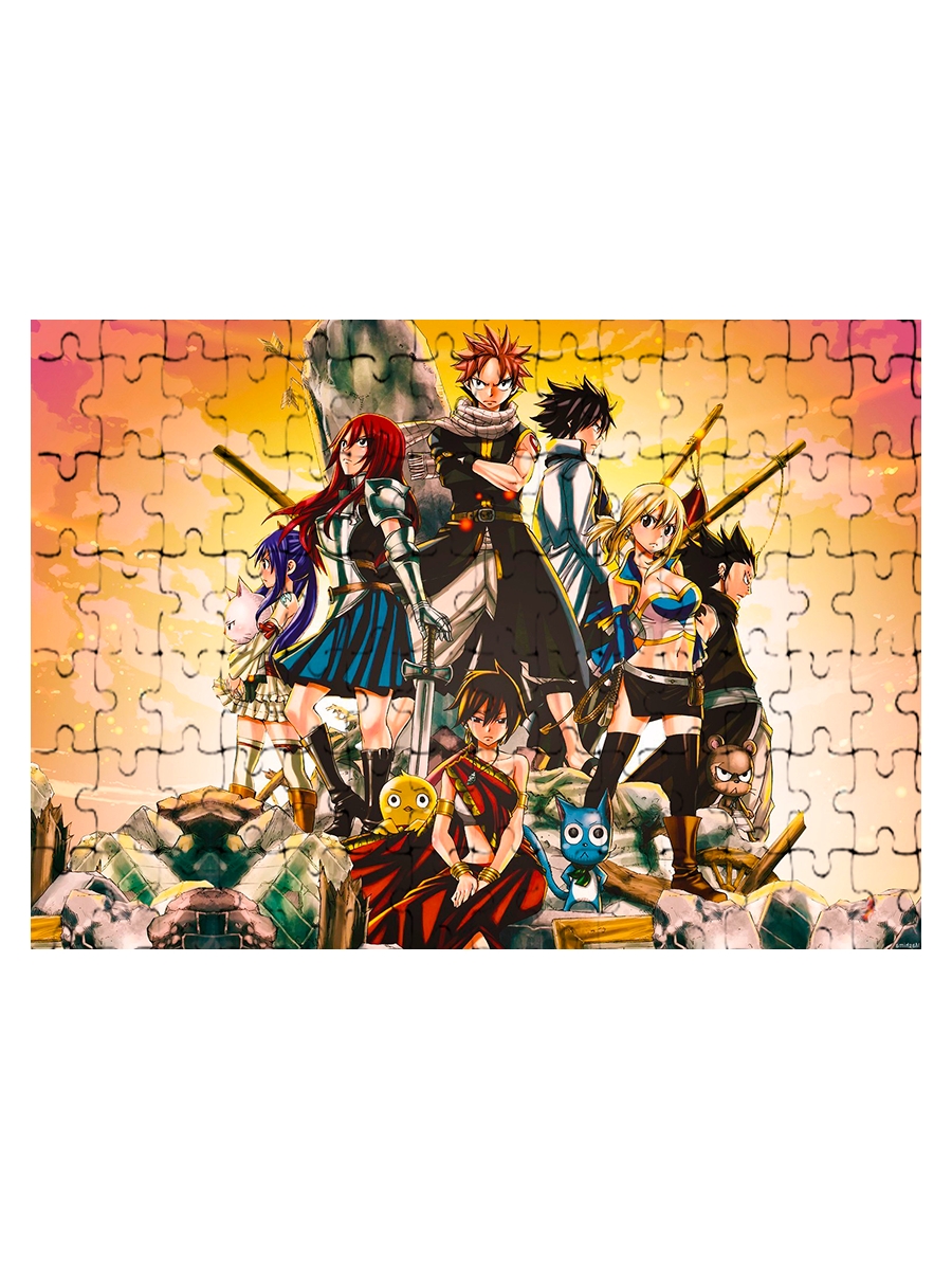 

Магнитный пазл Drabs Fairy Tail Жрица Феникса 120дет 24960732, Магнитный пазл на холодильник 22
