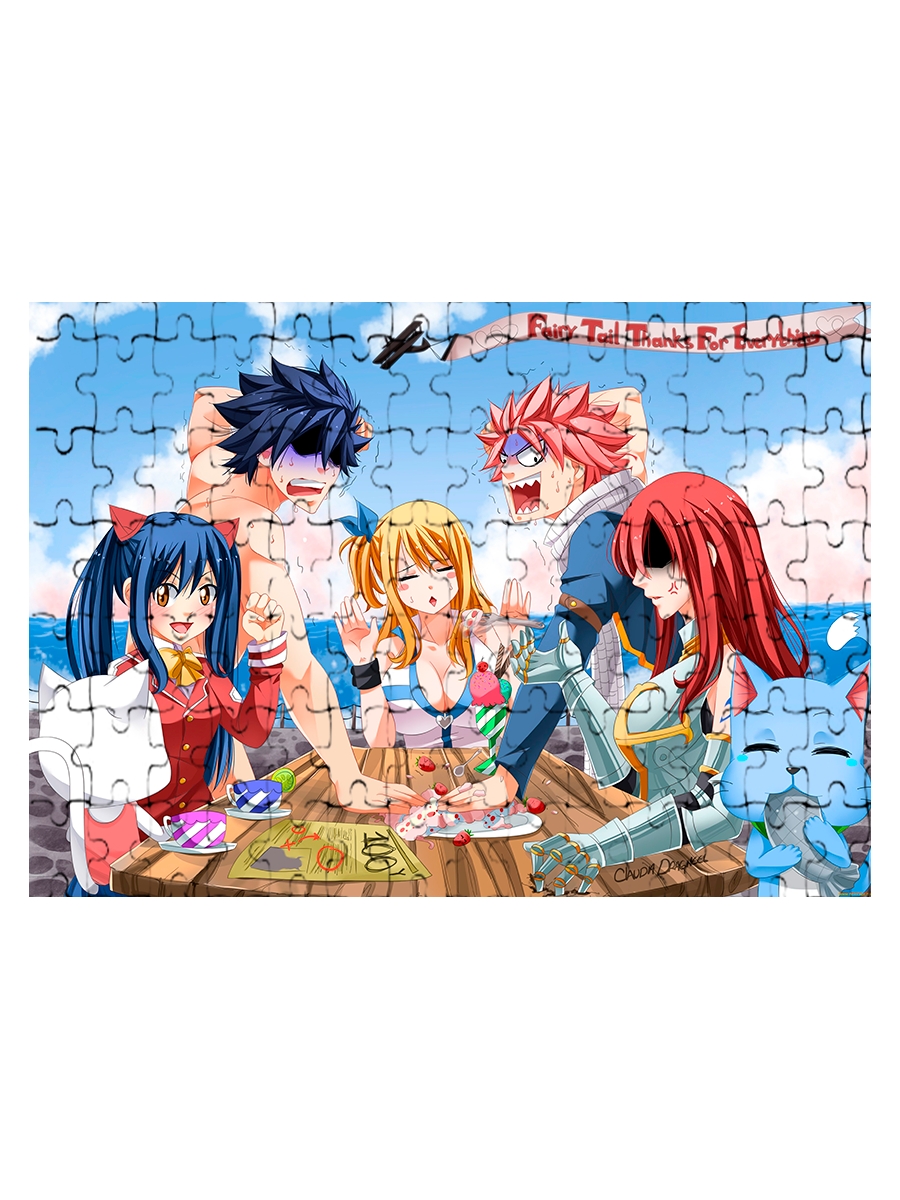 

Магнитный пазл Drabs Fairy Tail Claudia Dragneel 120дет 24960730, Магнитный пазл на холодильник 27