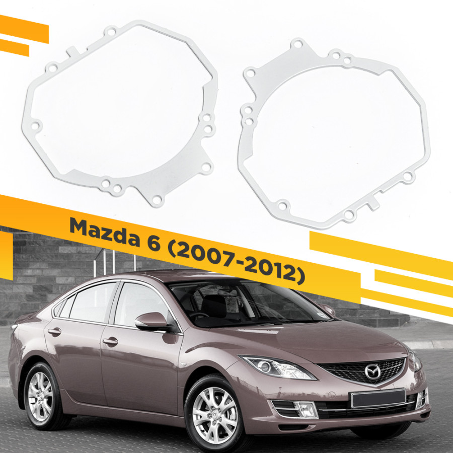 Рамки для замены линз в фарах Mazda 6 2007-2012 VDF 015 M6-015