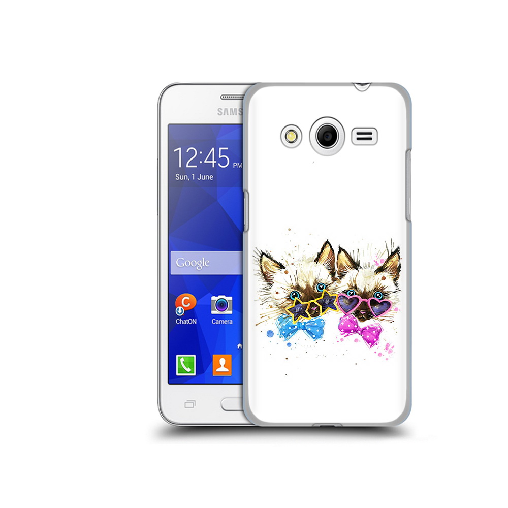 

Чехол MyPads Tocco для Samsung Galaxy Core 2 милые котята (PT7707.568.474), Прозрачный, Tocco
