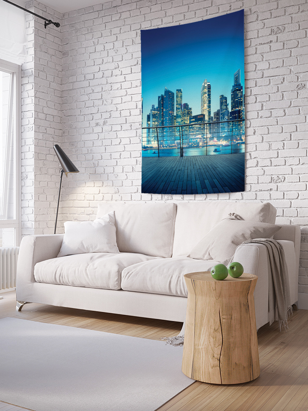 

Вертикальное фотопанно на стену JoyArty Темные небоскребы 150x200 см, Темные небоскребы