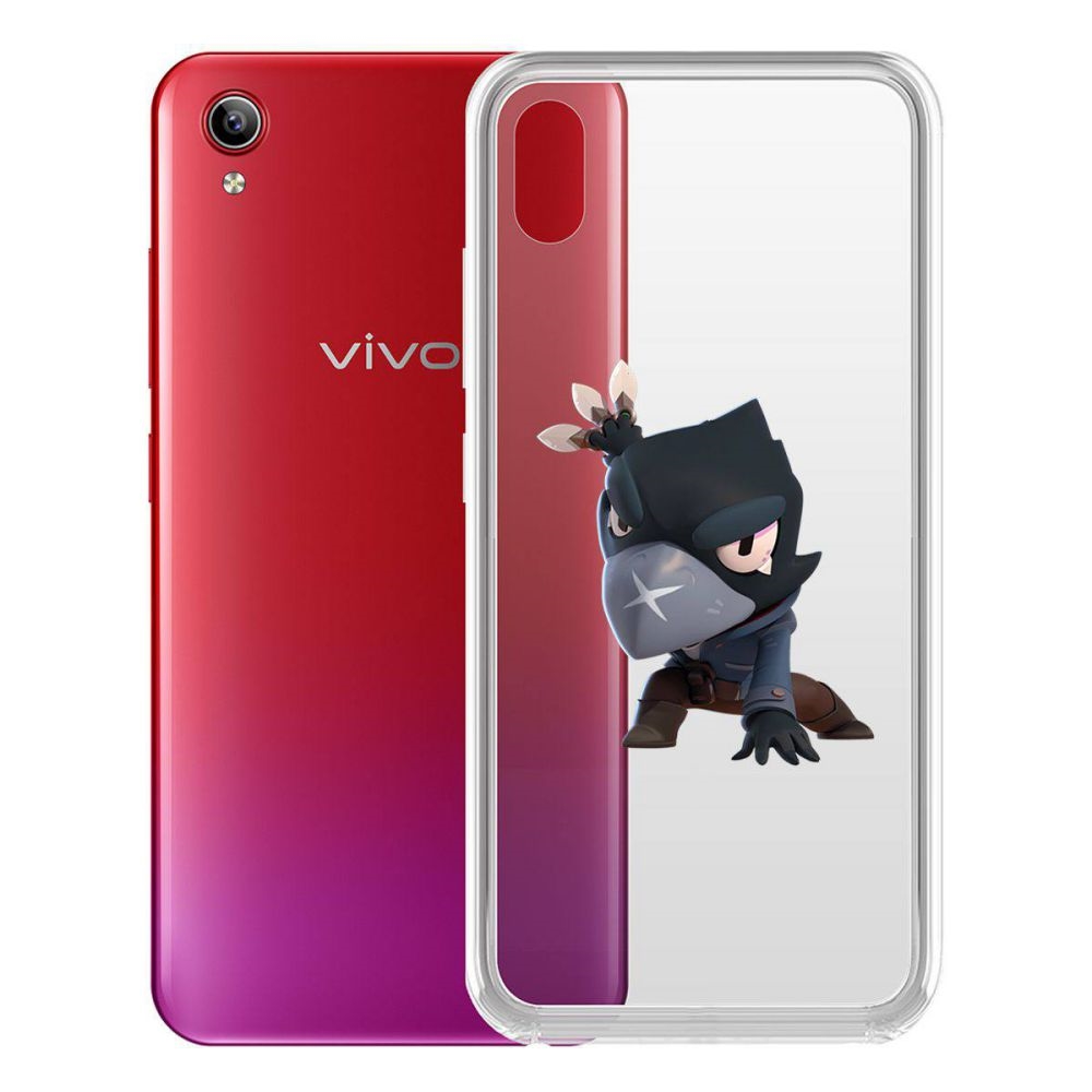 

Чехол-накладка Brawl Stars-Ворон для Vivo Y91C, Прозрачный