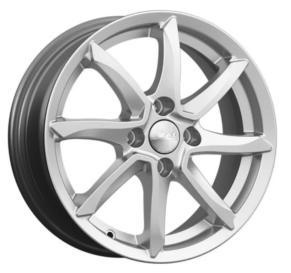 

Колесный диск 6x15/4x100 ET50 D60,1 Osaka (КЛ317) Селена, Серебристый