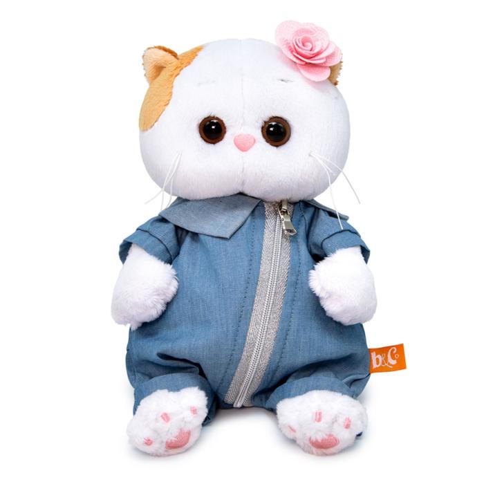 

Мягкая игрушка Ли-Ли Baby в джинсовом комбинезоне, 20 см