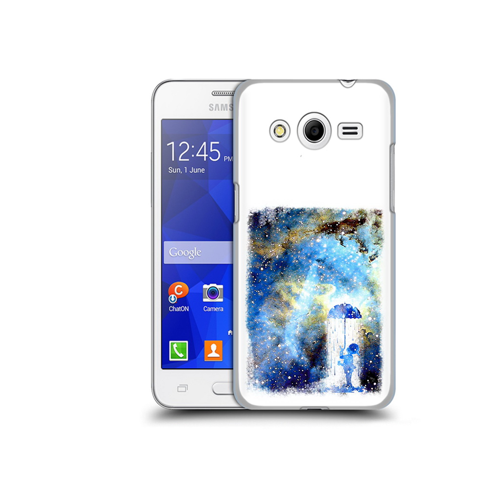 

Чехол MyPads Tocco для Samsung Galaxy Core 2 мальчик в небе (PT7707.568.455), Прозрачный, Tocco