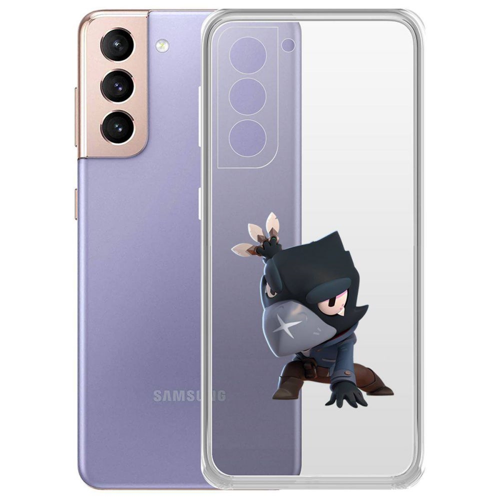 

Чехол-накладка Brawl Stars-Ворон для Samsung Galaxy S21+ (G996)