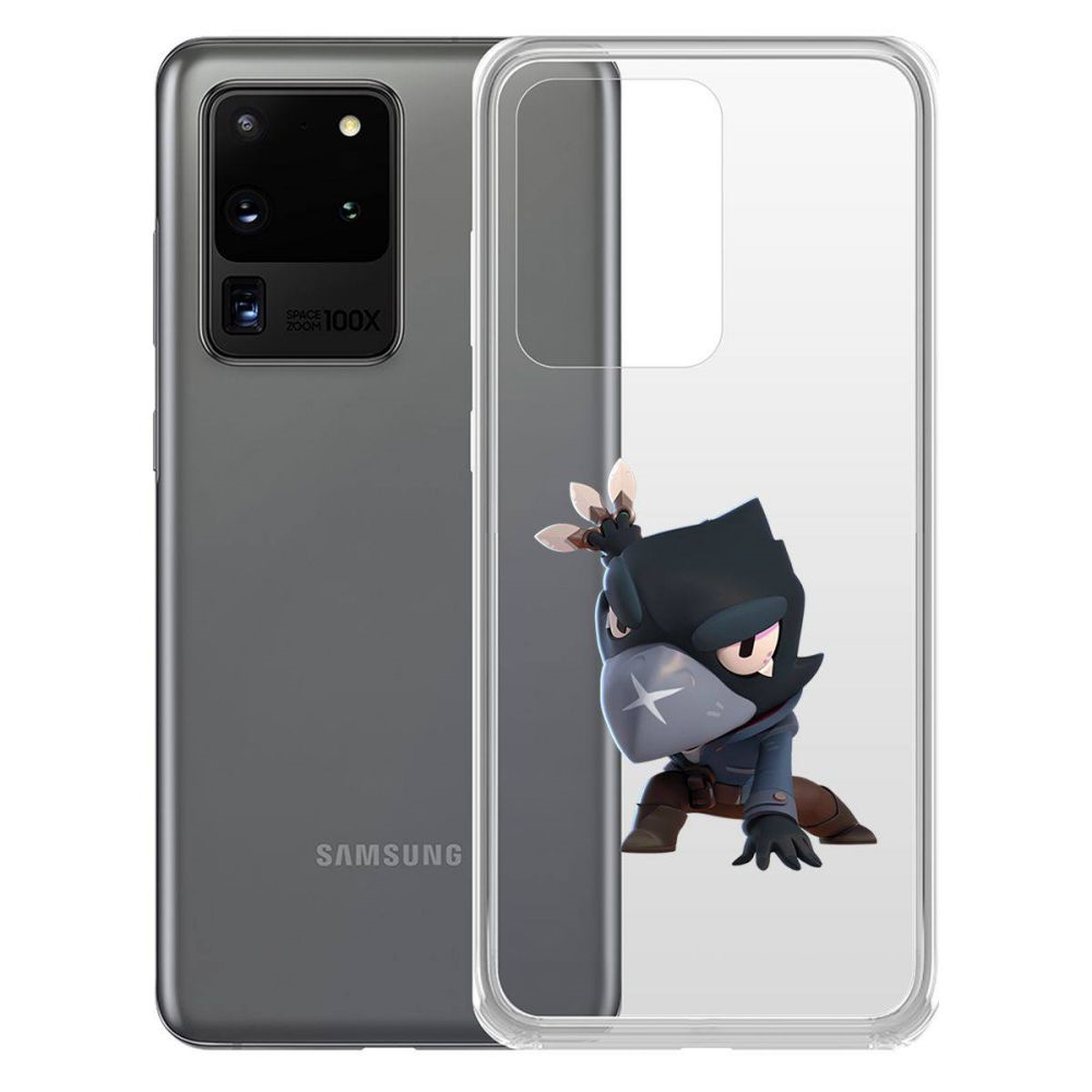 

Чехол-накладка Brawl Stars-Ворон для Samsung Galaxy S20 Ultra (G988)