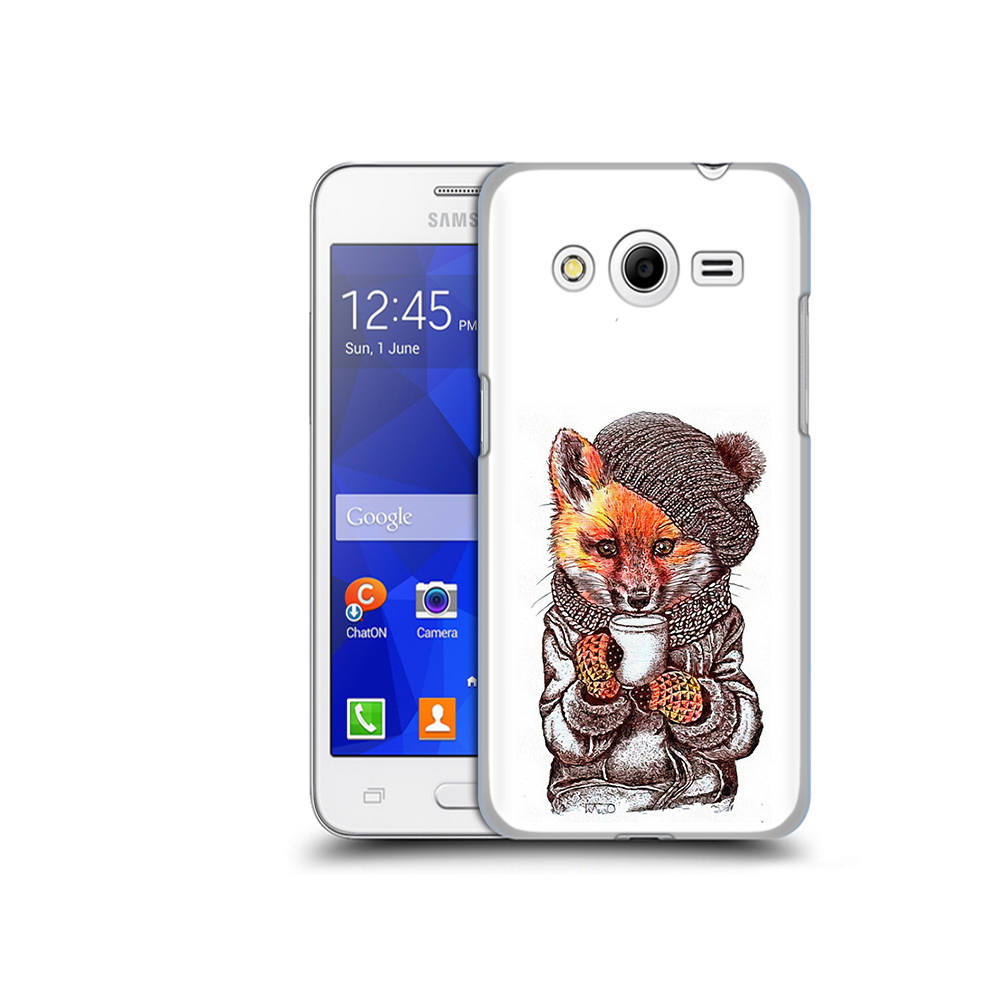 

Чехол MyPads Tocco для Samsung Galaxy Core 2 лиса в шапке (PT7707.568.437), Tocco