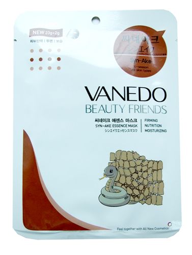 

Маска для лица All new cosmetic Vanedo Beauty Friends с эссенцией яда змеи, 25 г