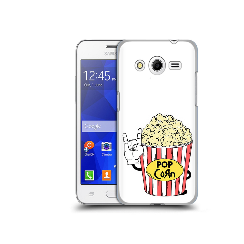 

Чехол MyPads Tocco для Samsung Galaxy Core 2 крутой попкорн (PT7707.568.427), Прозрачный, Tocco