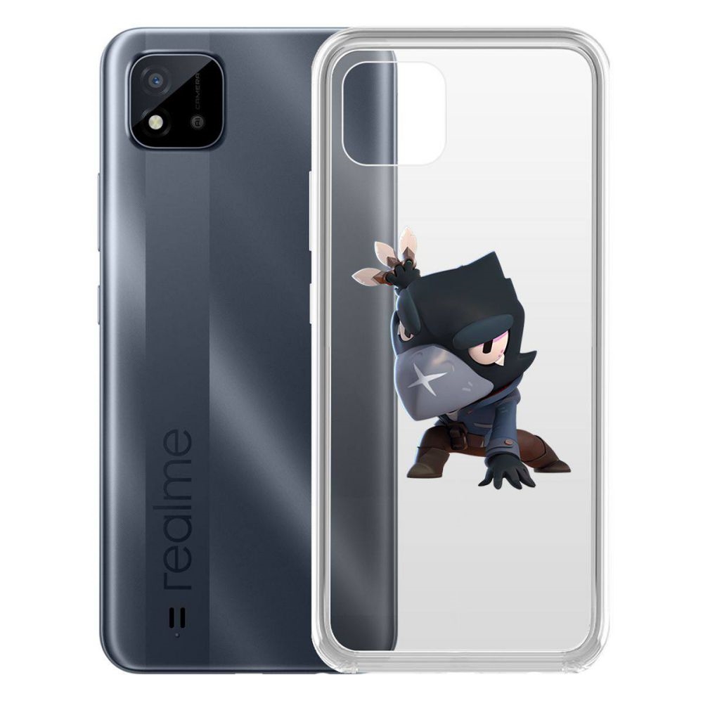 

Чехол-накладка Brawl Stars-Ворон для Realme C11