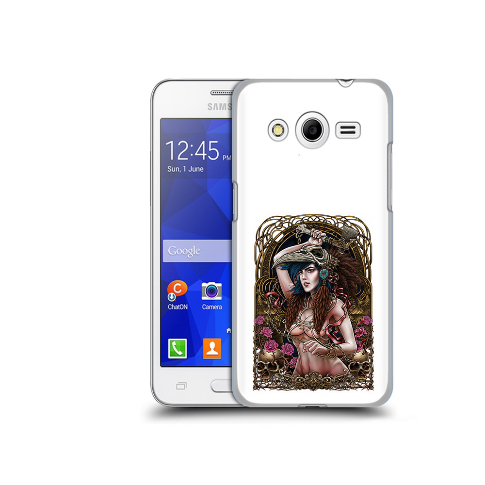 

Чехол MyPads Tocco для Samsung Galaxy Core 2 красивая девушка рисунок (PT7707.568.407), Прозрачный, Tocco