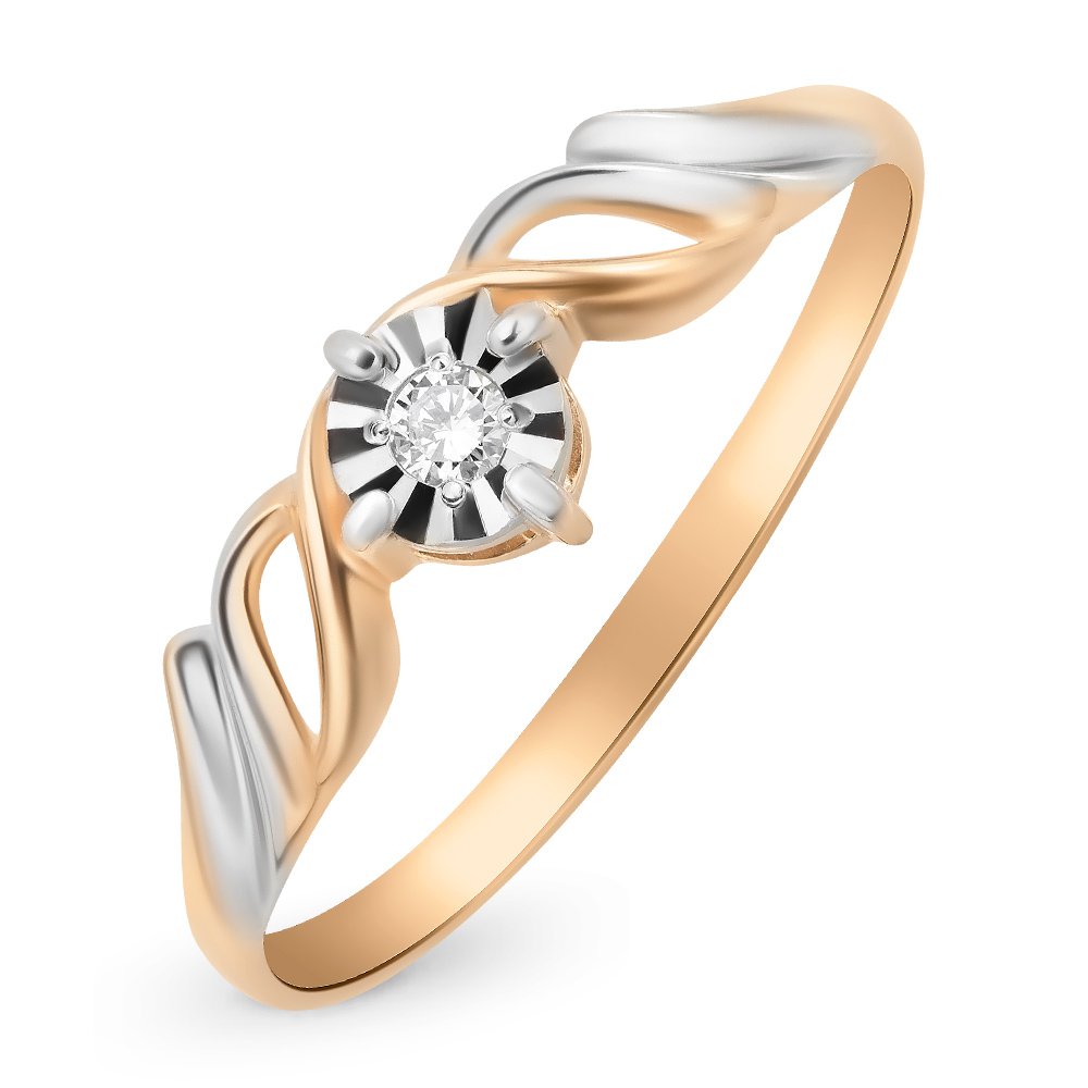 

Кольцо из золота р.  585Gold 101009872, бриллиант, 101009872