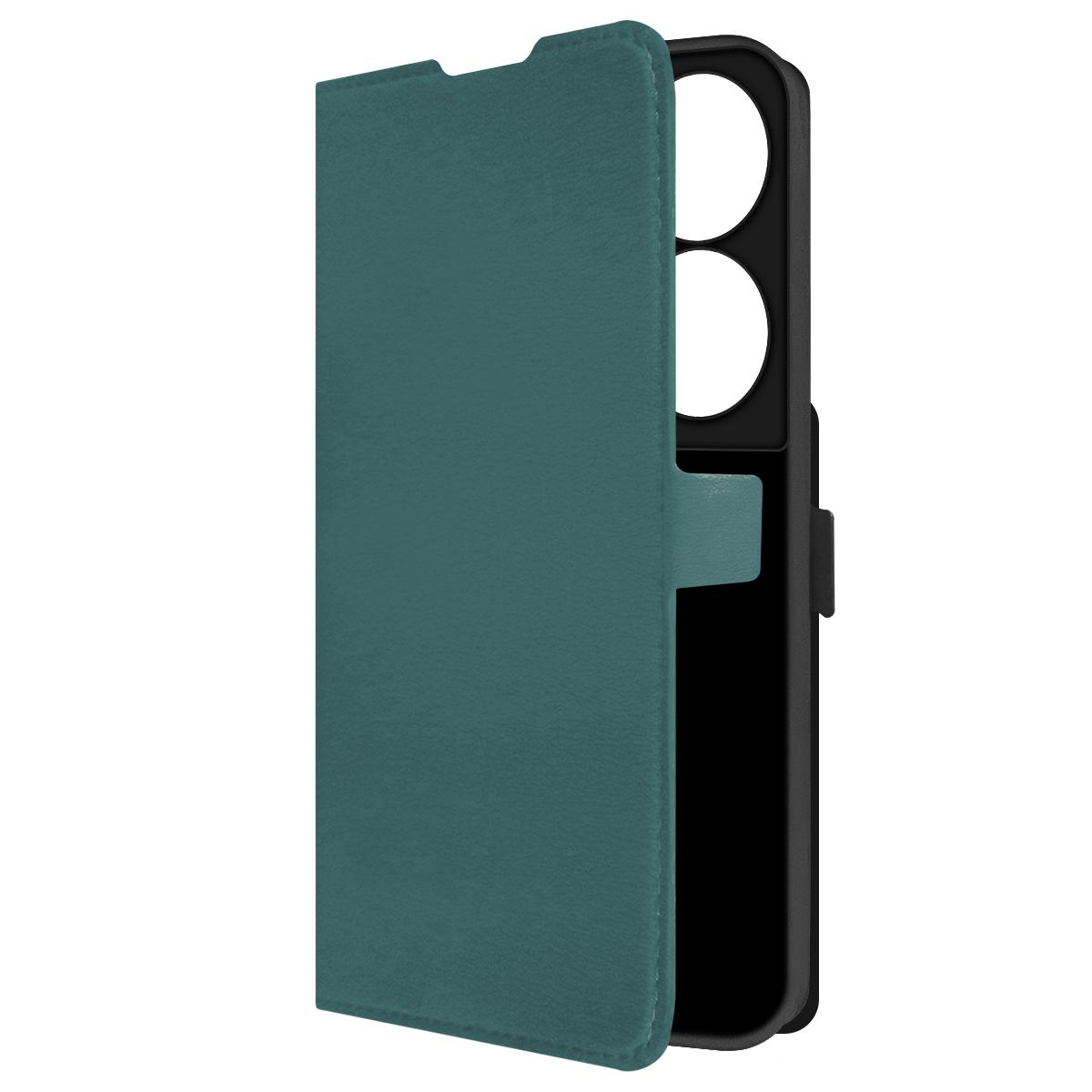 

Чехол-книжка Krutoff Eco Book для Honor X7b зелёный опал, Зеленый