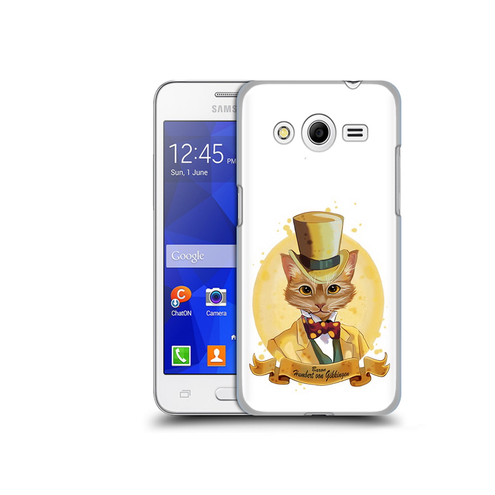 

Чехол MyPads Tocco для Samsung Galaxy Core 2 кот юрист (PT7707.568.401), Прозрачный, Tocco