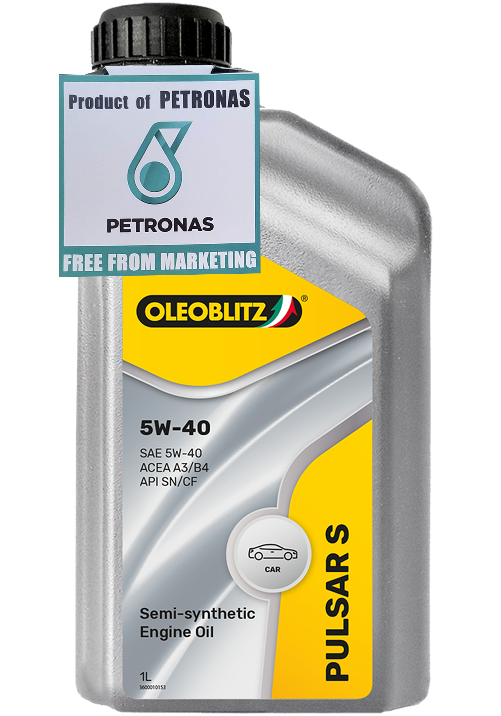 Моторное масло PETRONAS OLEOBLITZ PULSAR S 5W-40 Cинт. масло 20/1 л.,ACEA A3/B4,70383EL8EU