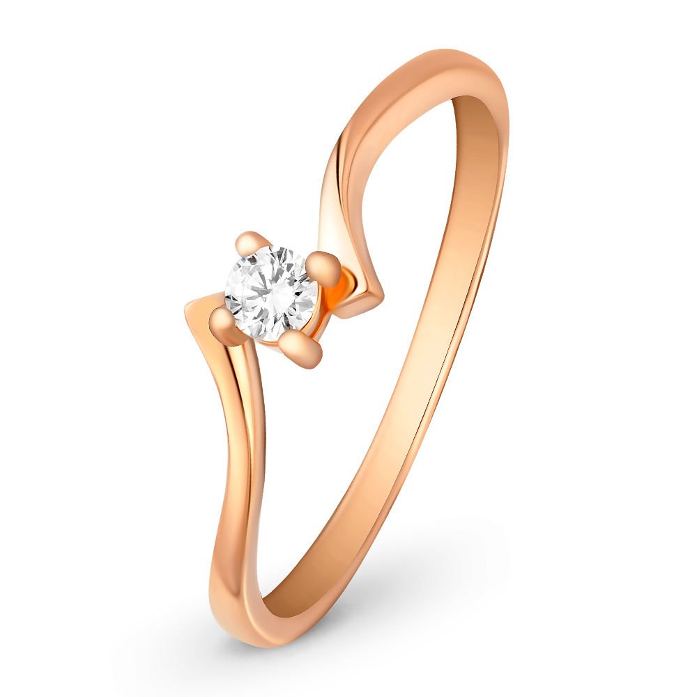 

Кольцо женское из красного золота с бриллиантом 585Gold 101002994, р. 16, 101002994