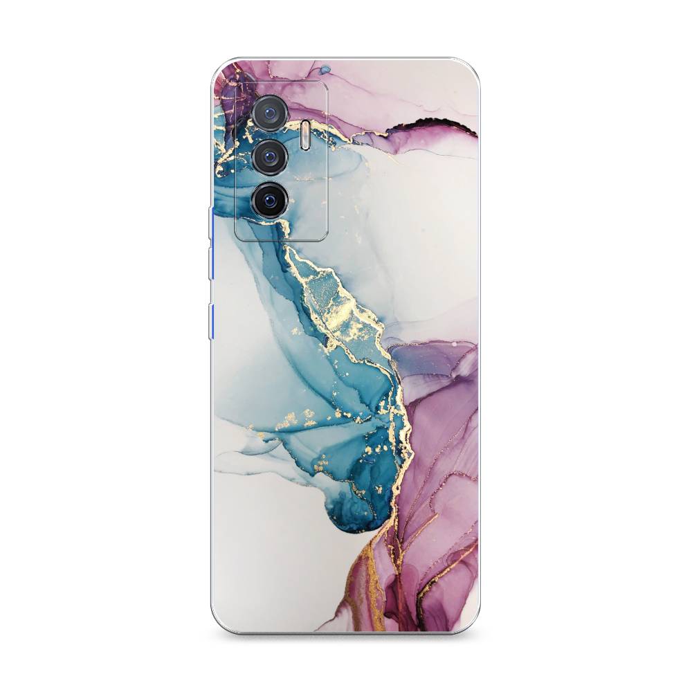 

Чехол на Vivo V23e "Розовые разводы рисунок", 267050-3