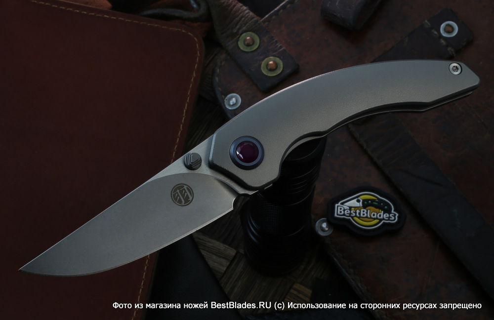 

Нож складной Maxace Yu (рукоять апельсиновая корка, сатин, M390) MY04, Черный, Yu
