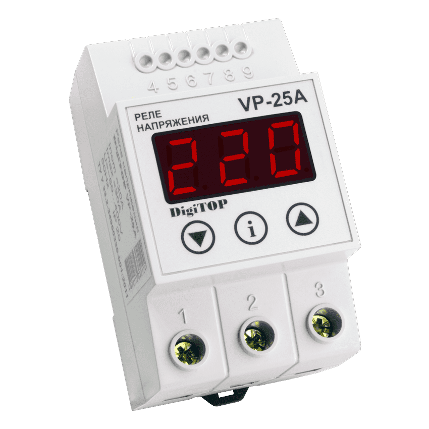 

Реле напряжения DigiTop VP-25A, VP-25A
